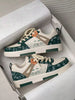(Size Runs Small) Men's Stylish Random Graffiti Print Lace-Up Casual Sneakers, Versatile Patchwork Outdoor Sports Shoes, Couples Shoe, Perfect With Sports Jeans Look